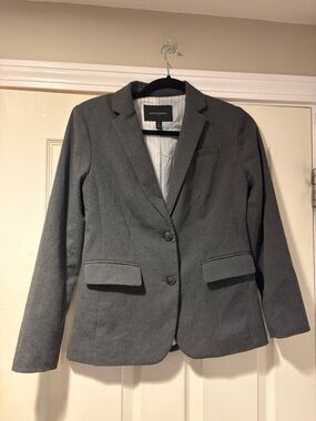 Banana Republic Factory  Tailored Two-Button Blazer in Charcoal 0P
